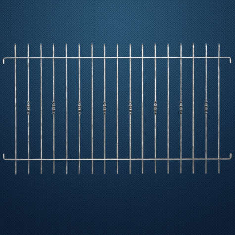 Grille de cloture MANTOVA 12 prte  poser FT4226 Clture MANTOVA Grille hauteur 1m et 1,2m FT4226