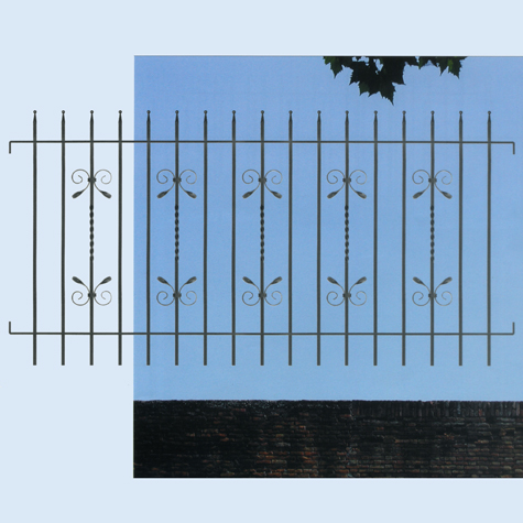 Grille de cloture VENEZIA 10 prte  poser FT4227 Clture VENEZIA Grille hauteur 1m FT4227