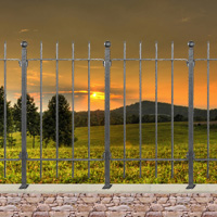 Grille de cloture MILANO 10.4 prte  poser