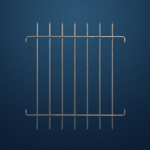 Grille de cloture MILANO 10.7 prte  poser FT42284 Clture MILANO Grille hauteur 1m FT42284
