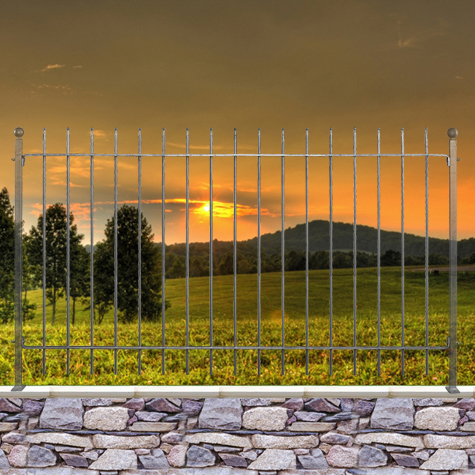 Grille de cloture MILANO 12 prte  poser FT42291 Clture MILANO Grille hauteur 1,2m et 1,5m FT42291
