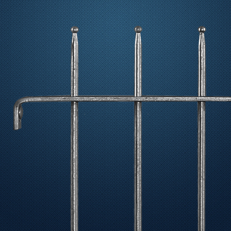 Grille de cloture MILANO 12 prte  poser FT42291 Clture MILANO Grille hauteur 1,2m et 1,5m FT42291