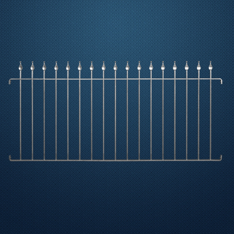 Grille de cloture FIRENZE 10 prte  poser FT42301 Clture FIRENZE hauteur 1m, 1,2m et1,5m FT42301