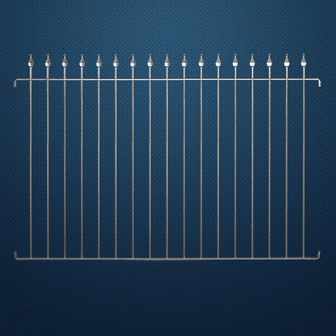 Grille de cloture FIRENZE 15 prte  poser FT42321 Clture FIRENZE hauteur 1m, 1,2m et1,5m FT42321