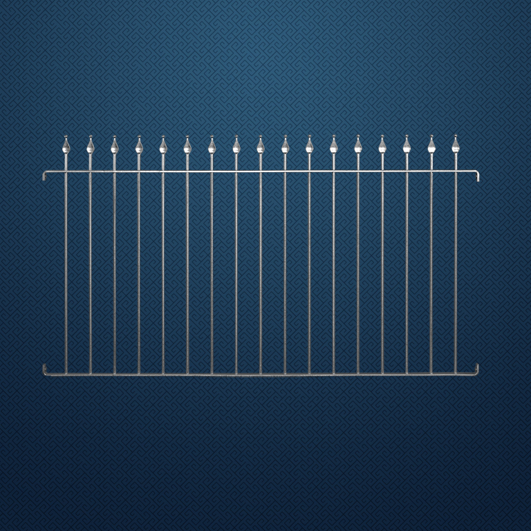 Grille de cloture PISA 10 prte  poser FT42331 Clture PISA Grille hauteur 1m et 1,5m FT42331