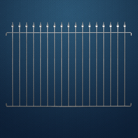 Grille de cloture PISA 15 prte  poser FT42341 Clture PISA Grille hauteur 1m et 1,5m FT42341