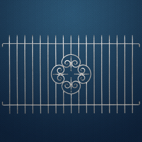 Grille de cloture GENOVA 12 prte  poser FT42361 Clture GENOVA Grille hauteur 1m et 1,2m FT42361