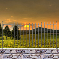 Grille de cloture Onda Milano 10 prte  poser