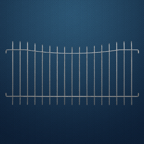 Grille de cloture Onda Milano 10 prte  poser FT42381 Clture MILANO Grille hauteur 1m FT42381