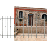 Grille de cloture FERRARA 10 prte  poser