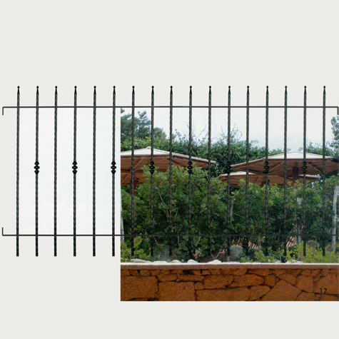 Grille de cloture BOLOGNA 10 prte  poser FT42411 Clture BOLOGNA Grille hauteur 1m et 1,2m FT42411