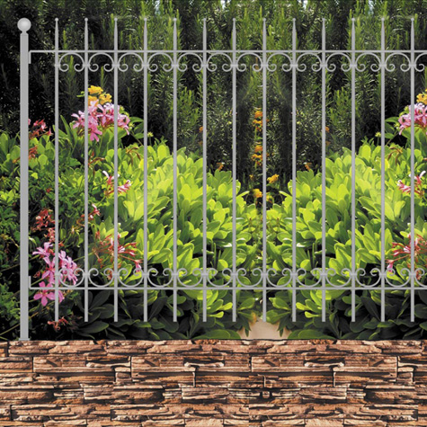 Grille de cloture LUCCA 10 prte  poser FT4243 Clture LUCCA Grille hauteur 1m et 1,2m FT4243