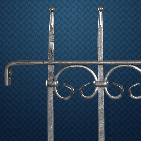 Grille de cloture LUCCA 10 prte  poser FT4243 Clture LUCCA Grille hauteur 1m et 1,2m FT4243