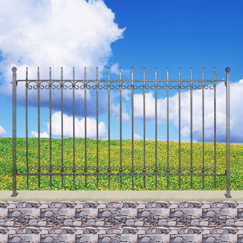 Grille de cloture LUCCA 12 prte  poser FT4244 Clture LUCCA Grille hauteur 1m et 1,2m FT4244
