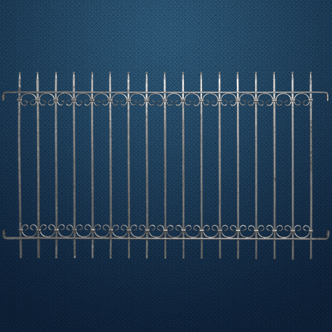 Grille de cloture LUCCA 12 prte  poser FT4244 Clture LUCCA Grille hauteur 1m et 1,2m FT4244