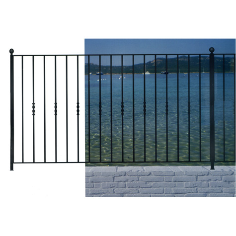 Grille de cloture MARINA 12 prte  poser FT4246 Clture MARINA Grille hauteur 1,2m FT4246