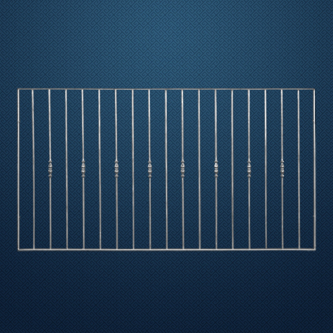 Grille de cloture MARINA 12 prte  poser FT4246 Clture MARINA Grille hauteur 1,2m FT4246