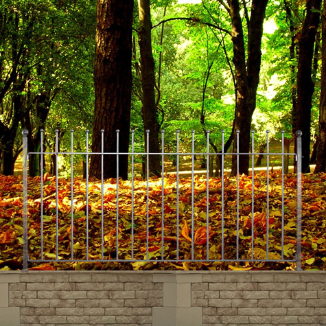 Grille de cloture VICENZA 10 prte  poser FT4249 Clture VICENZA Grille hauteur 1m et 1,2m FT4249