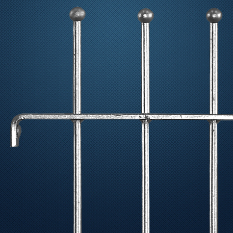Grille de cloture VICENZA 10 prte  poser FT4249 Clture VICENZA Grille hauteur 1m et 1,2m FT4249