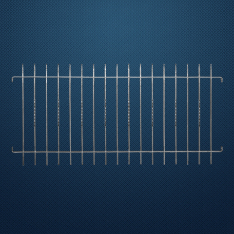 Grille cloture LIVORNO 10 prte  poser FT42521 Clture LIVORNO hauteur 1m et 1,2m FT42521