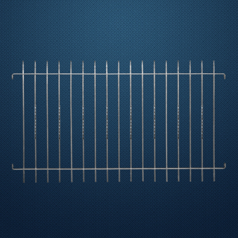 Grille cloture LIVORNO 12 prte  poser FT42531 Clture LIVORNO hauteur 1m et 1,2m FT42531
