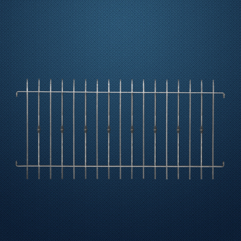 Grille cloture ITALIA 10 prte  poser FT42541 Clture ITALIA Hauteur 1m, 1,2m et 1,5m FT42541