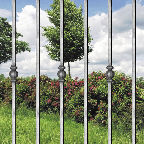 Grille cloture ITALIA 10 prte  poser FT42541 Clture ITALIA Hauteur 1m, 1,2m et 1,5m FT42541