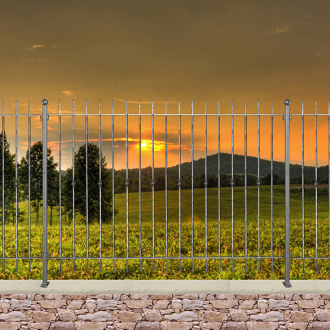 Grille cloture ITALIA 15 prte  poser FT42561 Clture ITALIA Hauteur 1m, 1,2m et 1,5m FT42561