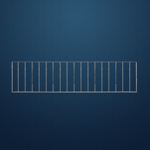 Grille de cloture LEVANTE 6 prte  poser FT42650 Clture LEVANTE Hauteur 0,6m FT42650