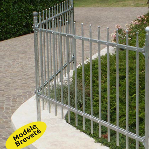 Grille de cloture CORTINA 10 prte  poser FT4320 Clture CORTINA Grille hauteur 930mm FT4320