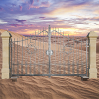 Portail AFRODITE 3,5m 14x14 ouverture motorisable
