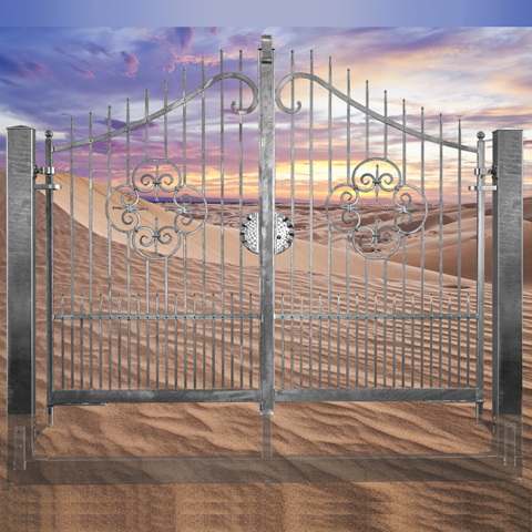 Portail AFRODITE 3m 14x14 structure  manuelle FT43562 Portail AFRODITE ouverture manuelle FT43562