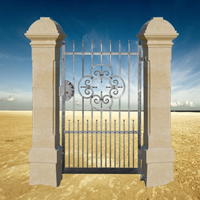 Portillon AFRODITE 1,1m 14x14mm sans poteaux