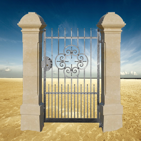 Portillon AFRODITE 1,1m 14x14mm sans poteaux FT43732 Portillon AFRODITE AVEC ou SANS poteaux FT43732