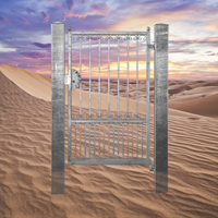 Portillon GEA 1,1m 14x14mm avec poteaux