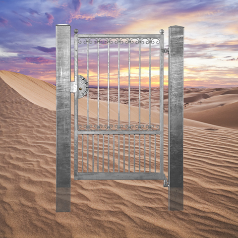 Portillon GEA 1,1m 14x14mm avec poteaux FT43741 Portillon GEA AVEC ou SANS poteaux FT43741
