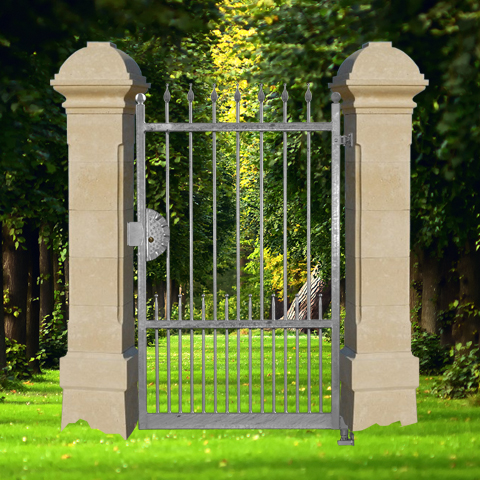Portillon ARGO 1,1m 12x12mm sans poteaux FT43762 Portillon ARGO AVEC ou SANS poteaux FT43762