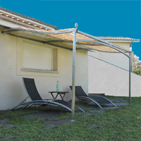 Pergola murale Alize 3mx3m livre en kit  assembler sans soudure