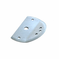 Platine incline acier galvanis de fixation de pergola mistral ou alize