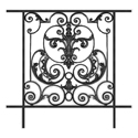 Balustrade, Garde-corps en fonte