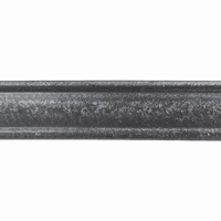 Main courante acier 40x8mm longueur 3m profile
