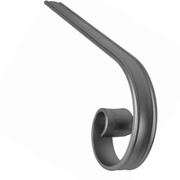 Crosse de dpart 40x8mm longueur 400x180mm profile forge