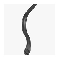Crosse de dpart 40x8mm longueur 460x135mm acier profil forg