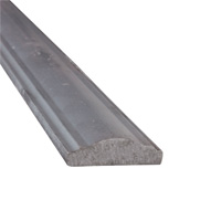 Main courante acier 40x12mm longueur 3m en acier moulur