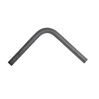 Coude de main courante 40x12mm longueur 400mm en acier moulur 400x400mm