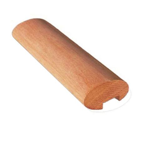 Main courante en moabi 70x35mm longueur 2m ovale avec rainure au dessous