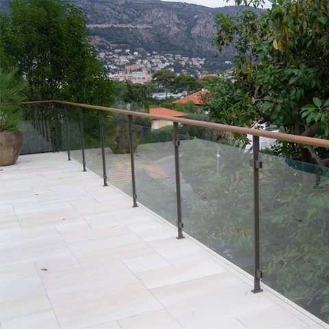 Main courante en bois 42mm longueur 2m en moabi massif
