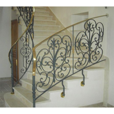 Main courante laiton 45x12mm longueur 2,25m non polie