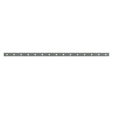Barre poinonne 40x8mm 15 trous 16x16mm carrs longueur 2m pour cltures et grilles