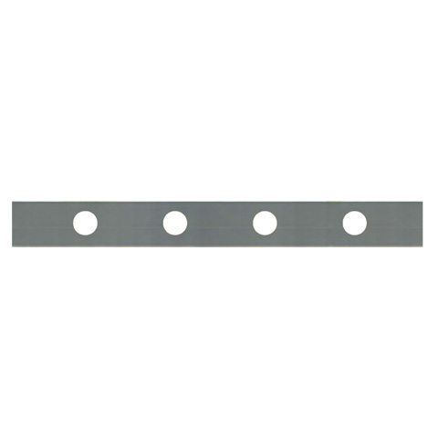 Barre poinonne 30x8mm 4 trous 15mm longueur 70cm pour grilles de dfenses FK3212 Barre troue Barre poinonne FK3212